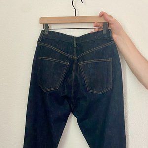 Imogene + Willie Harper Selvage Rinse straight leg high waist jeans size 28